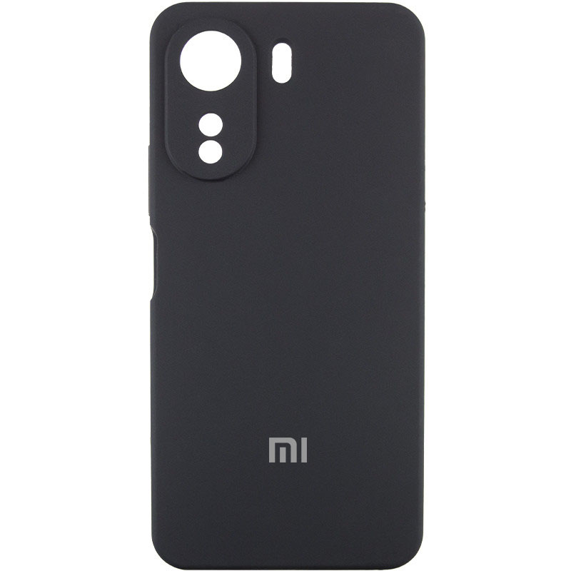 Чохол Silicone Cover Lakshmi Full Camera (AA) with logo для Xiaomi Redmi 13C (Чорний / Black)