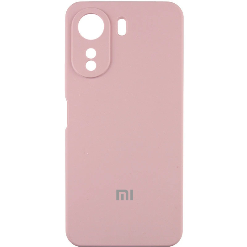 Чохол Silicone Cover Lakshmi Full Camera (AA) with logo для Xiaomi Redmi 13C (Рожевий / Pink Sand)