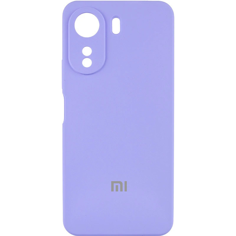 Чехол Silicone Cover Lakshmi Full Camera (AA) with logo для Xiaomi Redmi 13C / Poco C65 (Сиреневый / Dasheen)