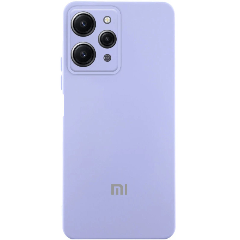 Чохол Silicone Cover Lakshmi Full Camera (AA) with logo для Xiaomi Redmi Note 12 4G (Бузковий / Dasheen)