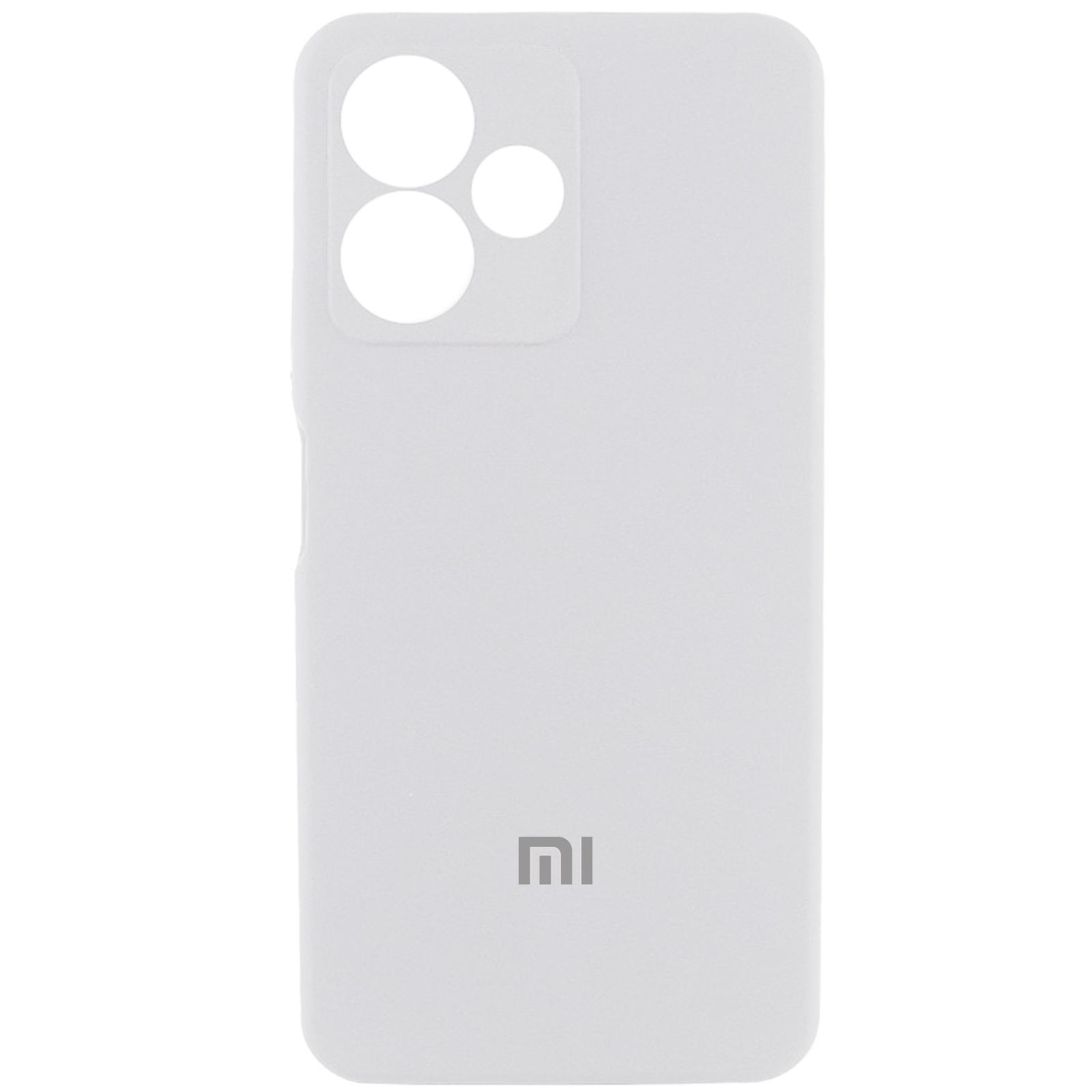 Чехол Silicone Cover Lakshmi Full Camera (AA) with logo для Xiaomi Redmi Note 12 Pro 4G (Белый / White)