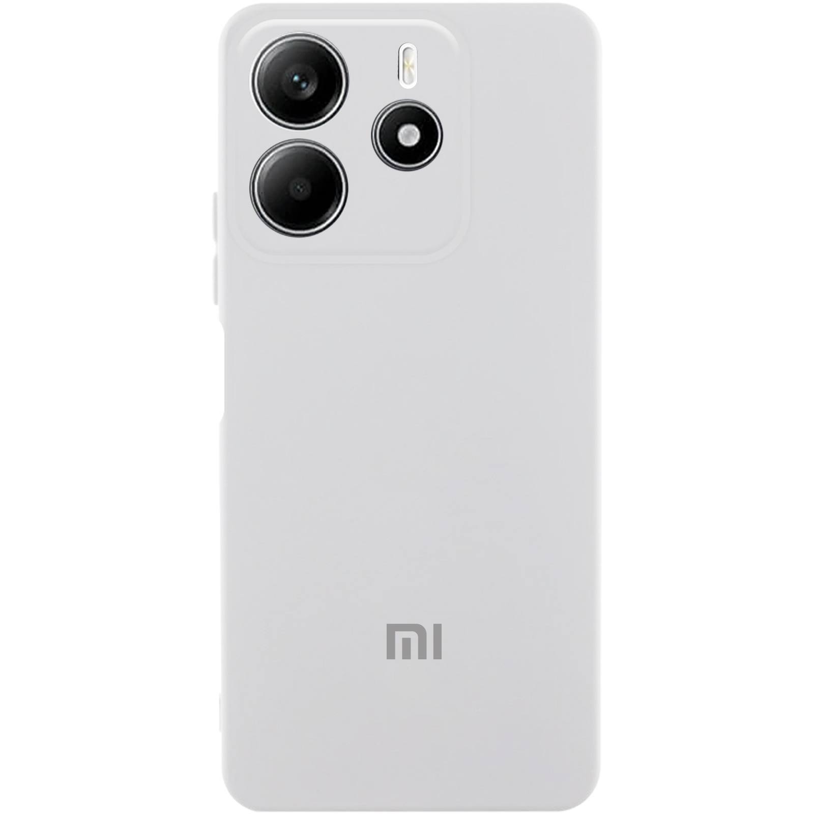 Чохол Silicone Cover Lakshmi Full Camera (AA) with logo для Xiaomi Redmi Note 14 4G (Europe version) (Білий / White)