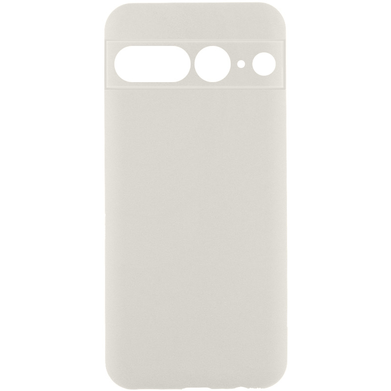 Чехол Silicone Cover Lakshmi Full Camera (AAA) для Google Pixel 7 Pro (Белый / White)