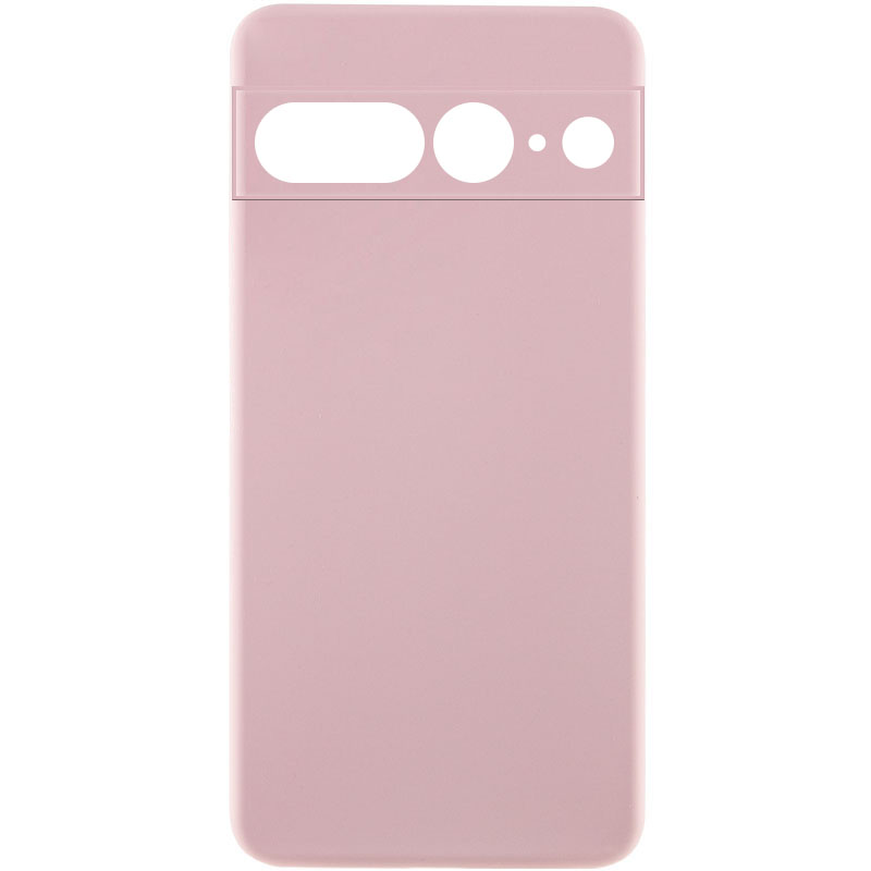 Чохол Silicone Cover Lakshmi Full Camera (AAA) для Google Pixel 7 Pro (Рожевий / Pink Sand)
