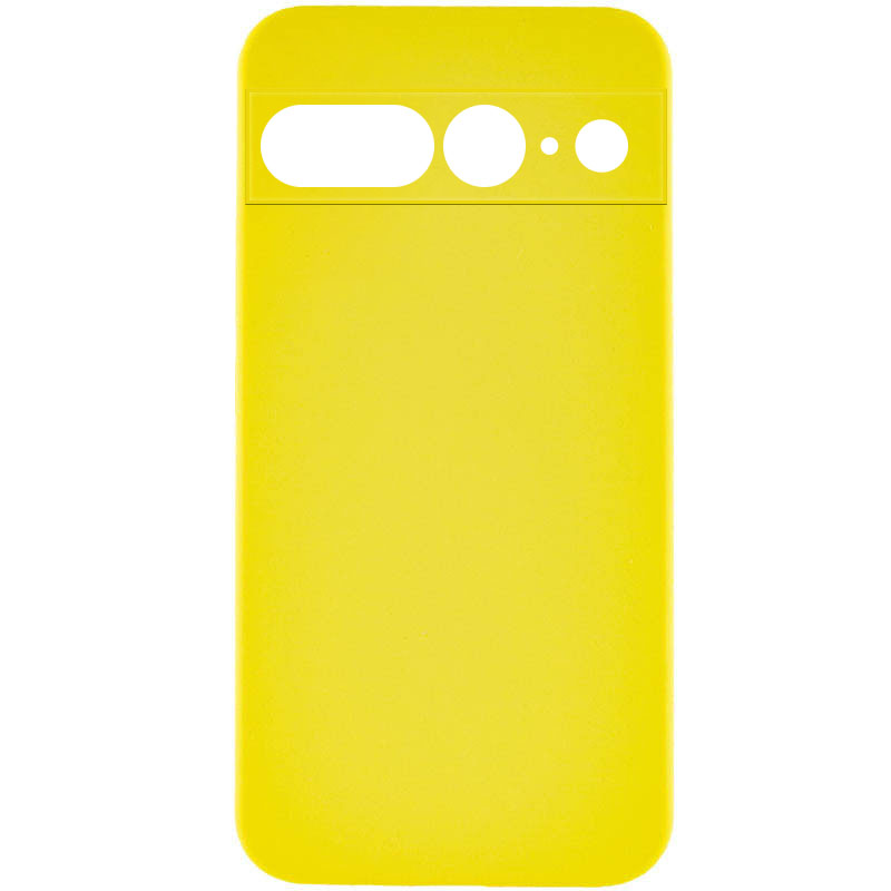 Чохол Silicone Cover Lakshmi Full Camera (AAA) для Google Pixel 7 Pro (Жовтий / Yellow)