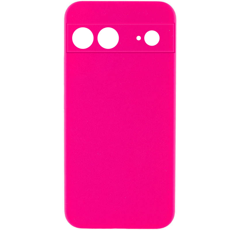Чохол Silicone Cover Lakshmi Full Camera (AAA) для Google Pixel 7 (Рожевий / Barbie pink)