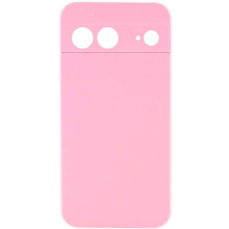 Чехол Silicone Cover Lakshmi Full Camera (AAA) для Google Pixel 7 (Розовый / Light pink)