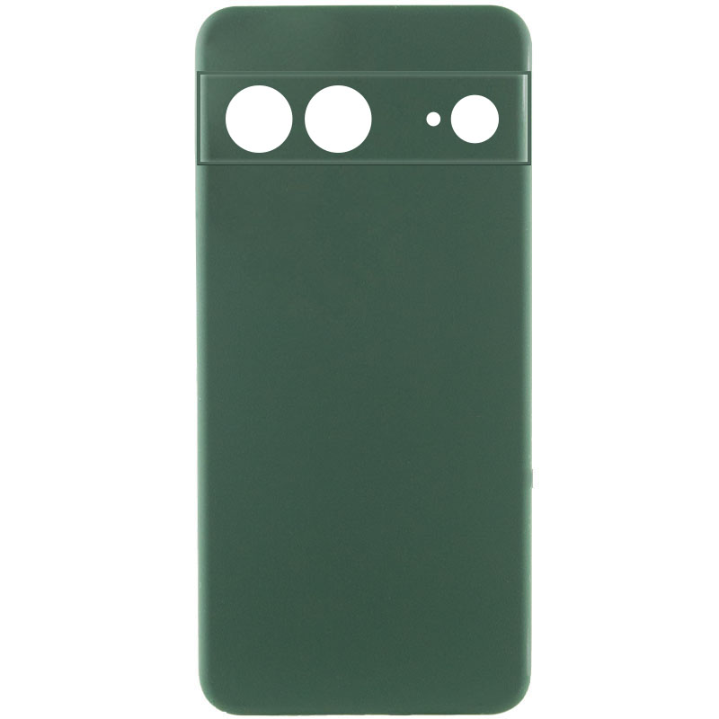 Чехол Silicone Cover Lakshmi Full Camera (AAA) для Google Pixel 7 (Зеленый / Cyprus Green)