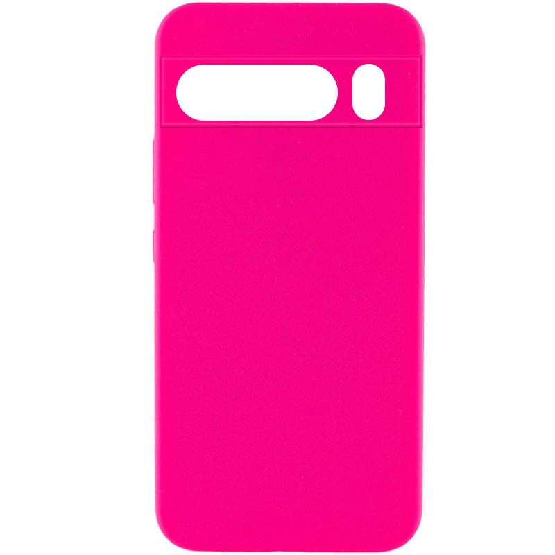 Чехол Silicone Cover Lakshmi Full Camera (AAA) для Google Pixel 8 Pro (Розовый / Barbie pink)