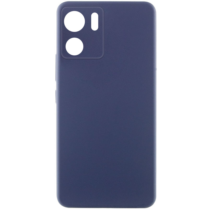 Чохол Silicone Cover Lakshmi Full Camera (AAA) для Motorola Edge 40 (Темно-синій / Midnight blue)