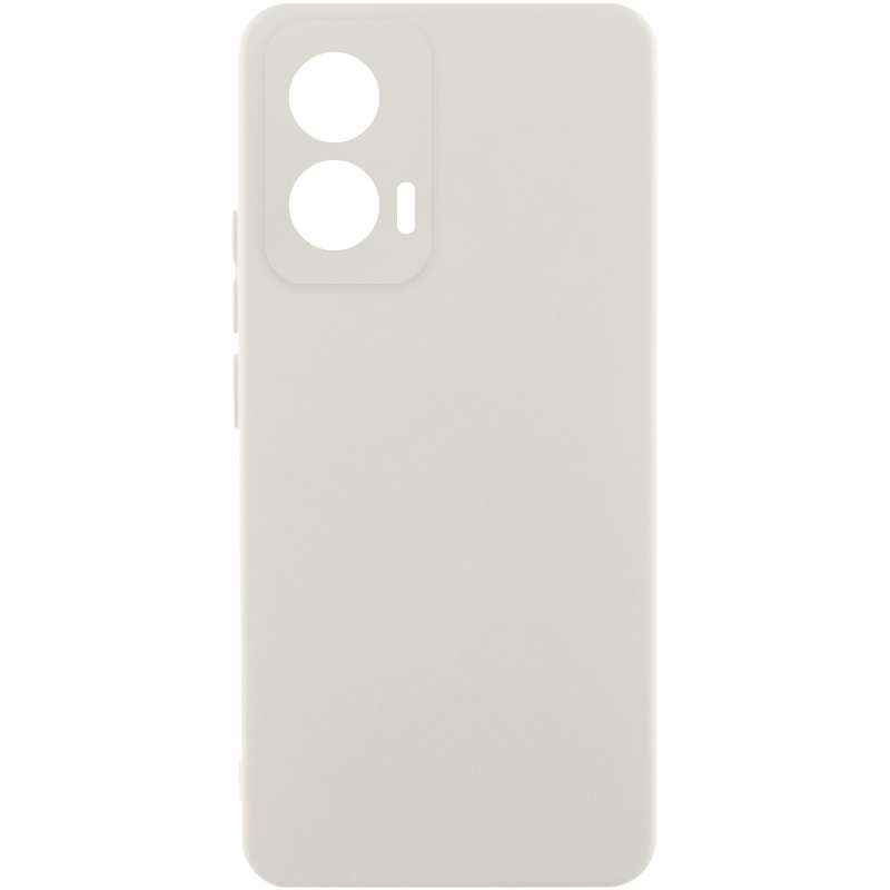 Чехол Silicone Cover Lakshmi Full Camera (AAA) для Motorola Edge 60 / Edge 60 Fusion (Белый / White)