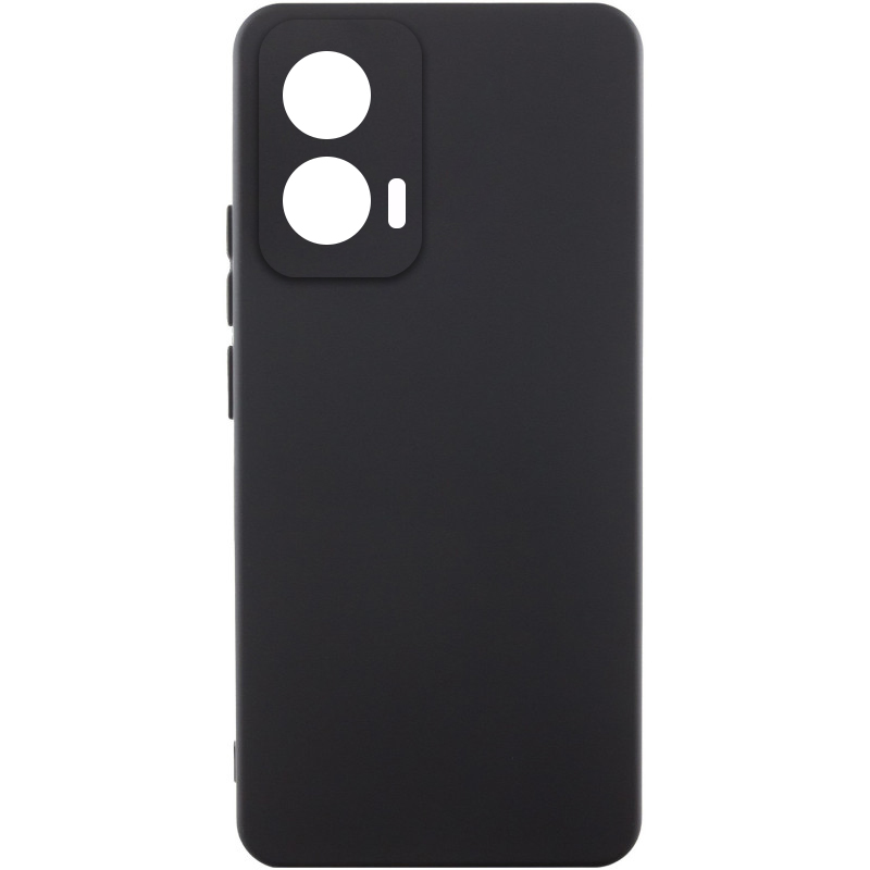 Чехол Silicone Cover Lakshmi Full Camera (AAA) для Motorola Edge 60 / Edge 60 Fusion (Черный / Black)