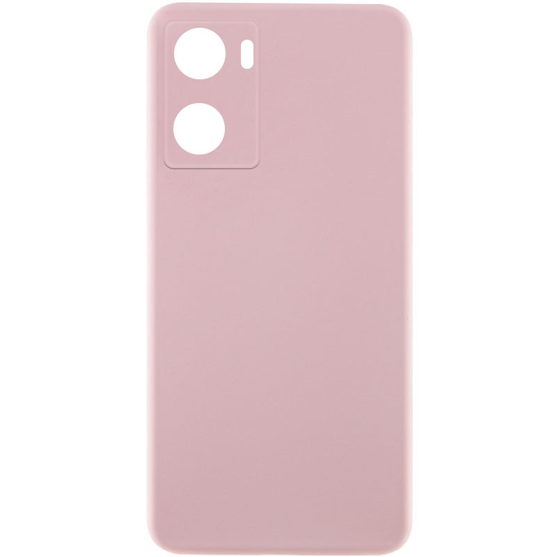 Чохол Silicone Cover Lakshmi Full Camera (AAA) для Oppo A57s (Рожевий / Pink Sand)