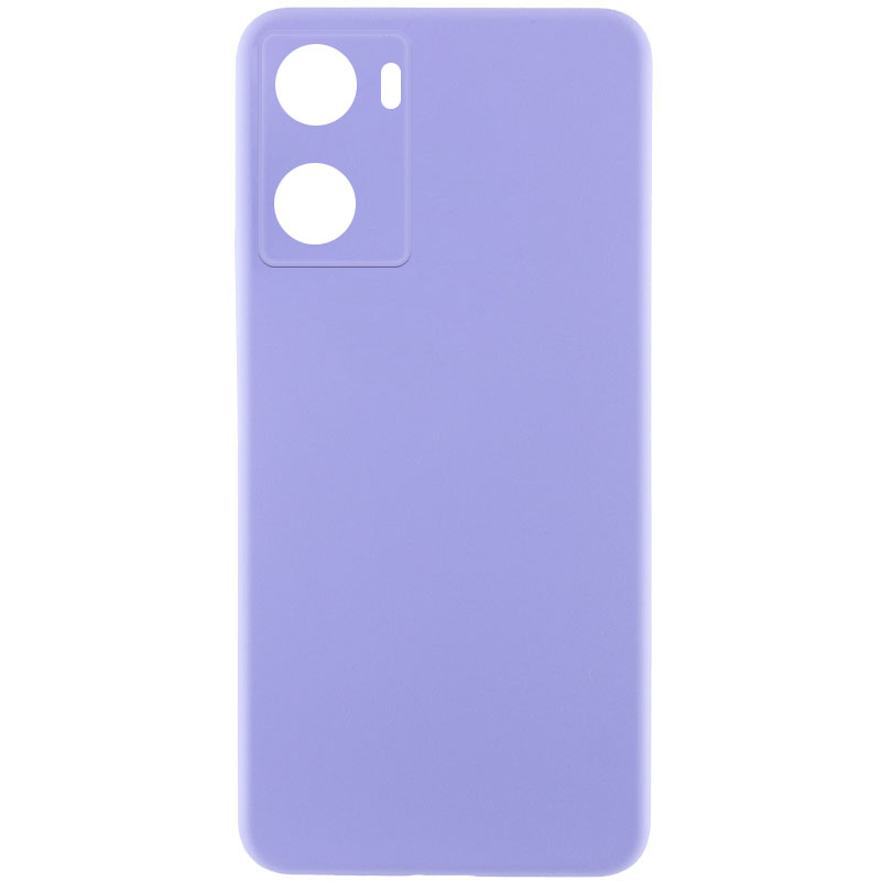 Чехол Silicone Cover Lakshmi Full Camera (AAA) для Oppo A57s / A77s (Сиреневый / Dasheen)