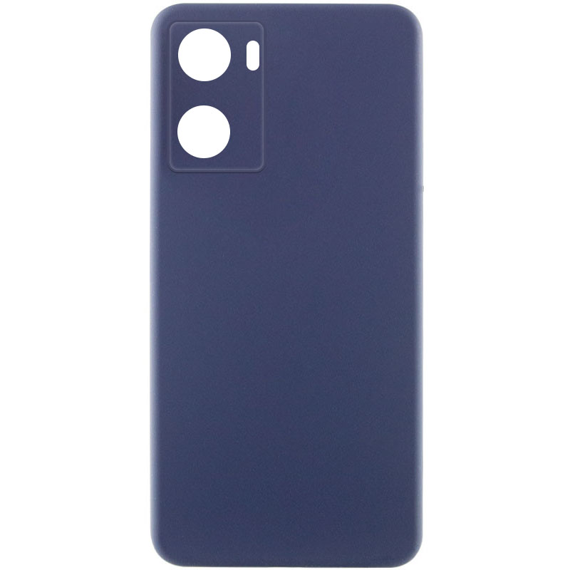 Чохол Silicone Cover Lakshmi Full Camera (AAA) для Oppo A57s (Темно-синій / Midnight blue)