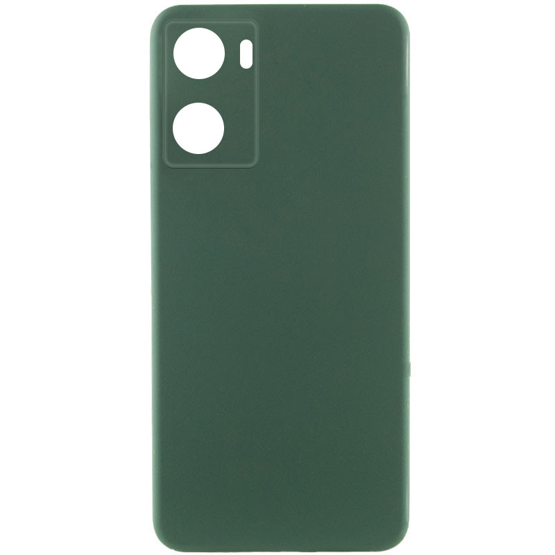 Чохол Silicone Cover Lakshmi Full Camera (AAA) для Oppo A57s (Зелений / Cyprus Green)