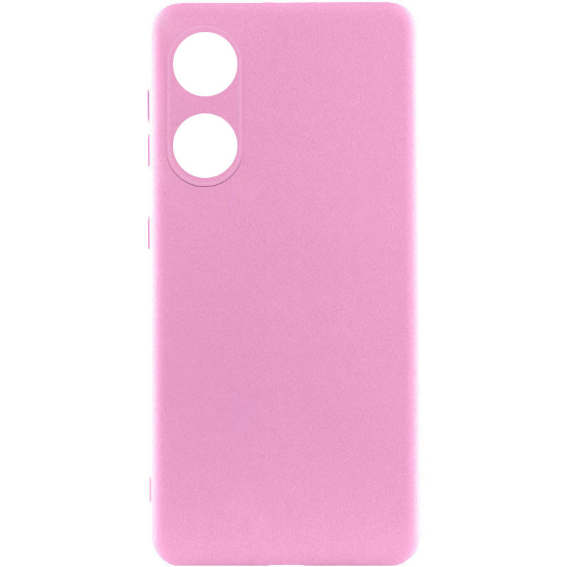 Чехол Silicone Cover Lakshmi Full Camera (AAA) для Oppo A78 4G (Розовый / Light pink)
