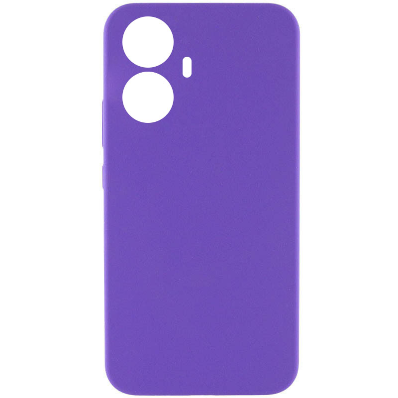 Чохол Silicone Cover Lakshmi Full Camera (AAA) для Realme 10 Pro+ (Фіолетовий / Amethyst)