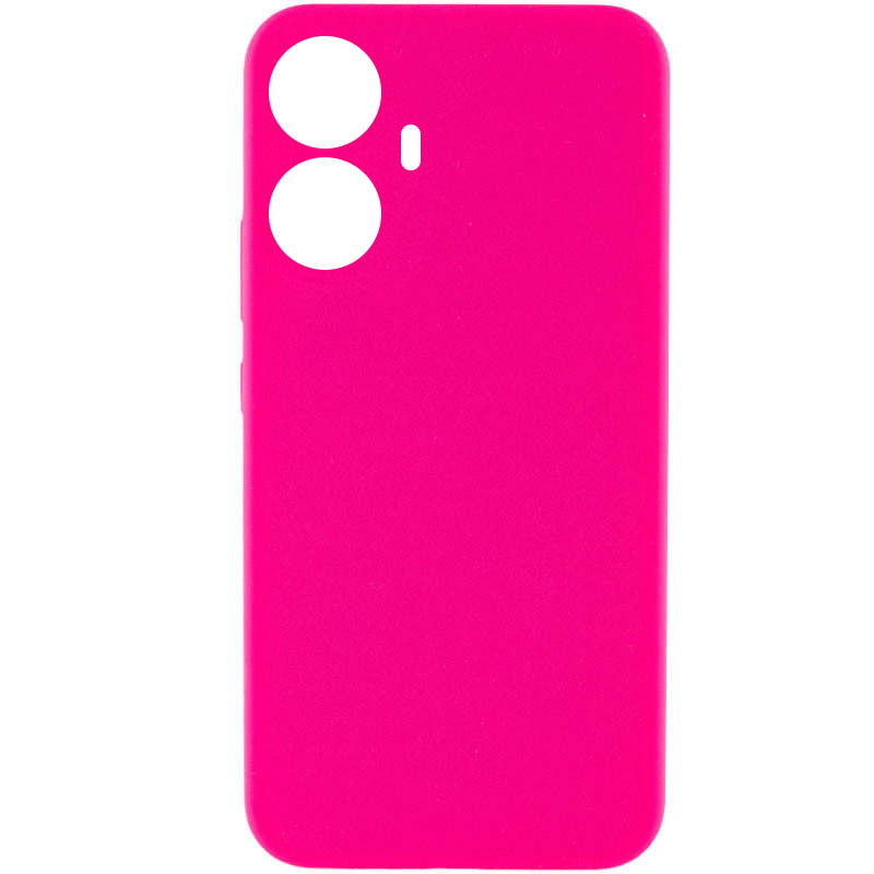 Чехол Silicone Cover Lakshmi Full Camera (AAA) для Realme 10 Pro+ (Розовый / Barbie pink)