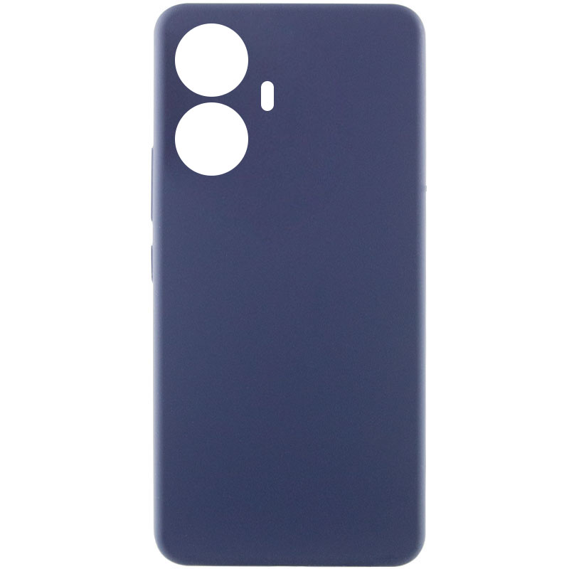 Чехол Silicone Cover Lakshmi Full Camera (AAA) для Realme 10 Pro+ (Темно-синий / Midnight blue)