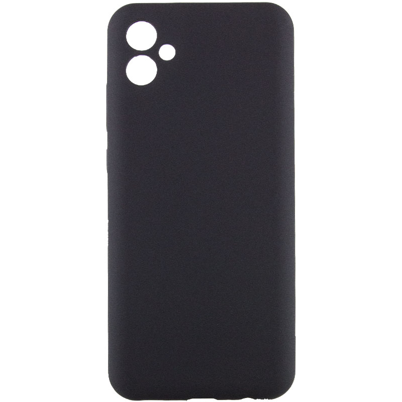 Чохол Silicone Cover Lakshmi Full Camera (AAA) для Samsung Galaxy A04e (Чорний / Black)