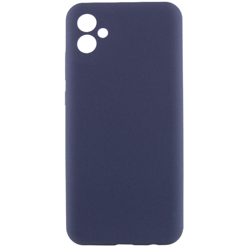 Чохол Silicone Cover Lakshmi Full Camera (AAA) для Samsung Galaxy A04e (Темно-синій / Midnight blue)