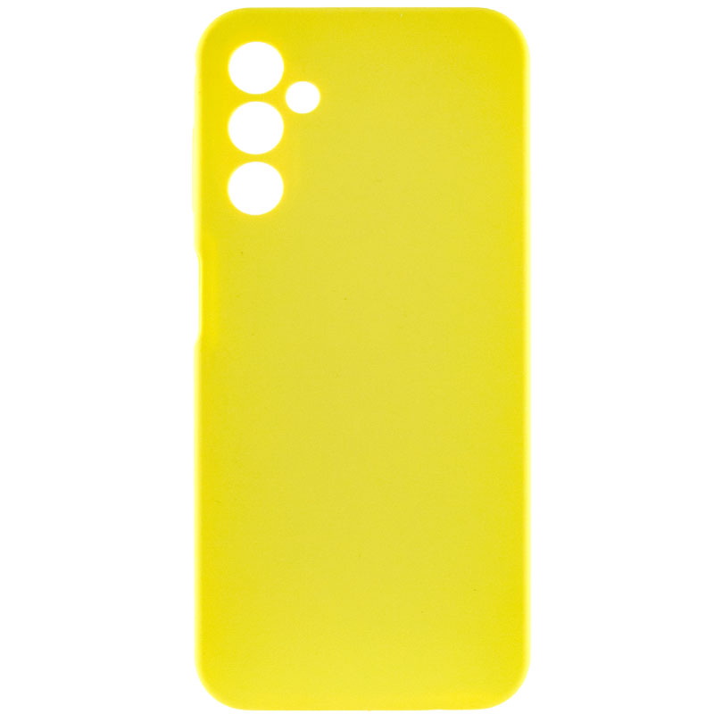 Чехол Silicone Cover Lakshmi Full Camera (AAA) для Samsung Galaxy A14 4G/5G (Желтый / Yellow)