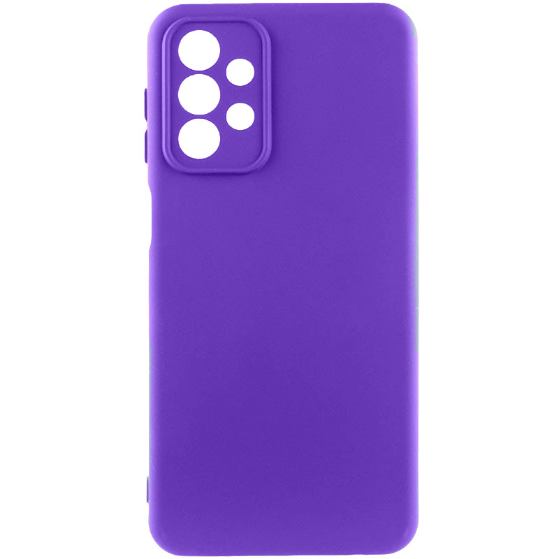 Чохол Silicone Cover Lakshmi Full Camera (AAA) для Samsung Galaxy A32 (A325F) 4G (Фіолетовий / Amethyst)
