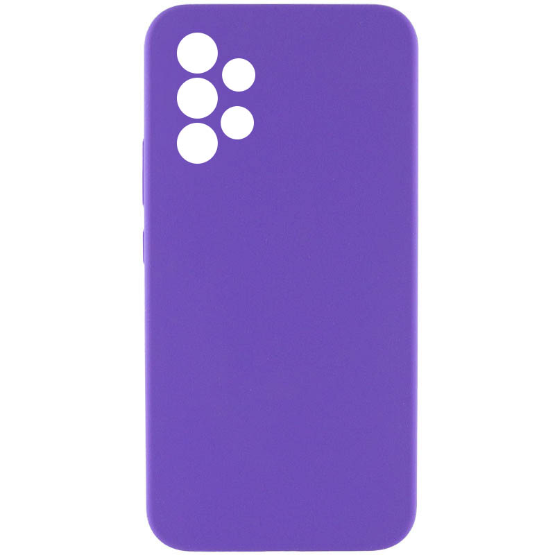 Чехол Silicone Cover Lakshmi Full Camera (AAA) для Samsung Galaxy A33 5G (Фиолетовый / Amethyst)
