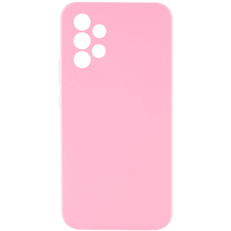 Чехол Silicone Cover Lakshmi Full Camera (AAA) для Samsung Galaxy A33 5G (Розовый / Light pink)