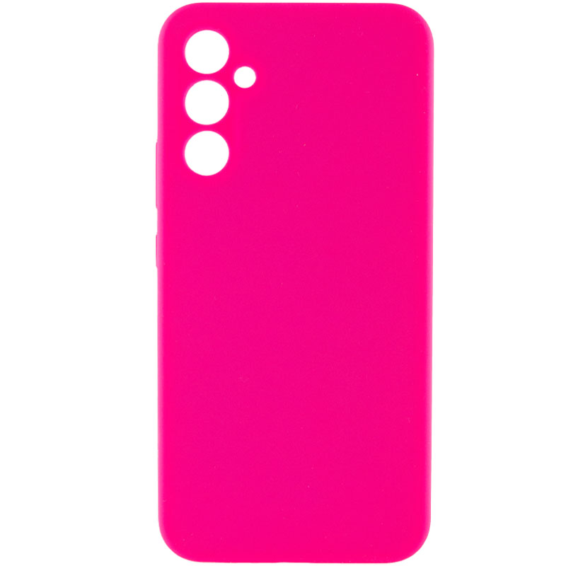 Чохол Silicone Cover Lakshmi Full Camera (AAA) для Samsung Galaxy A34 5G (Рожевий / Barbie pink)