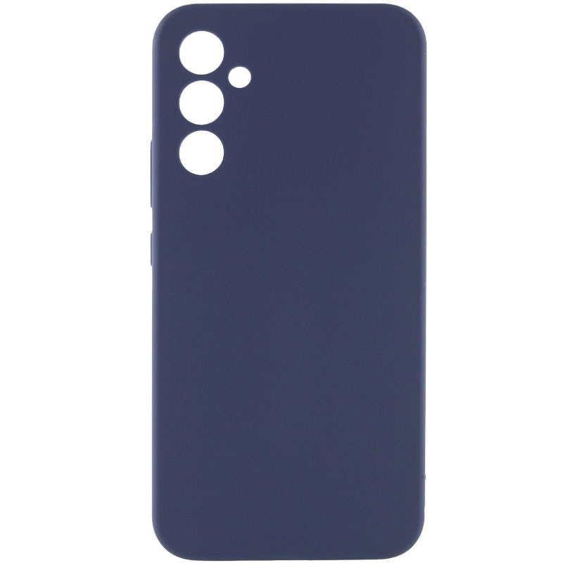 Чехол Silicone Cover Lakshmi Full Camera (AAA) для Samsung Galaxy A34 5G (Темно-синий / Midnight blue)