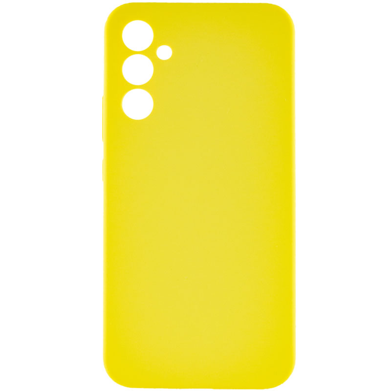 Чохол Silicone Cover Lakshmi Full Camera (AAA) для Samsung Galaxy A34 5G (Жовтий / Yellow)