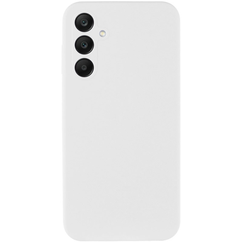 Чохол Silicone Cover Lakshmi Full Camera (AAA) для Samsung Galaxy A35 (Білий / White)