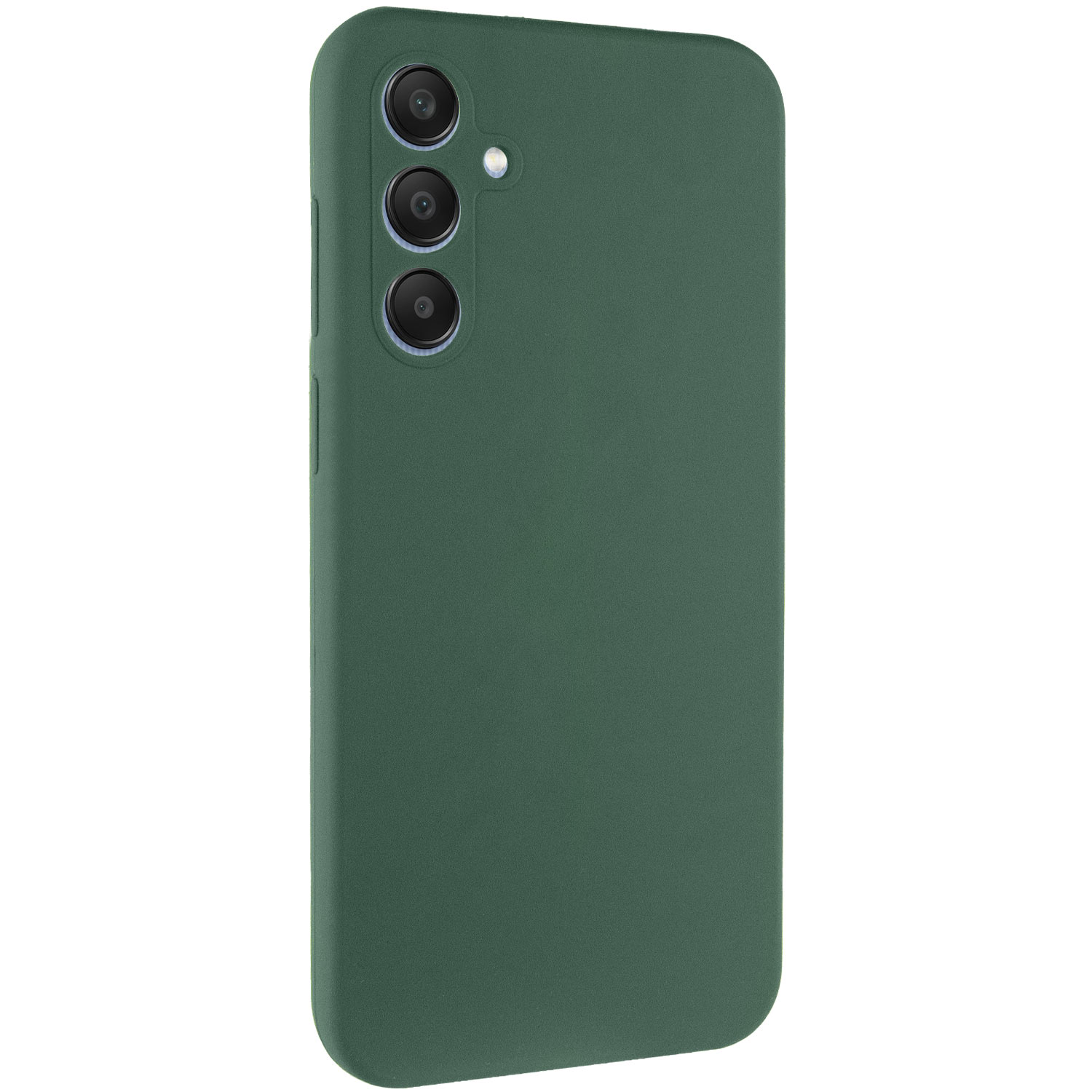 Чехол Silicone Cover Lakshmi Full Camera (AAA) для Samsung Galaxy A35 (Зеленый / Cyprus Green)