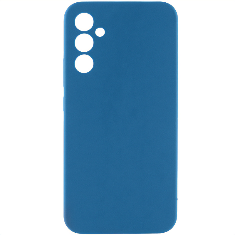 Чохол Silicone Cover Lakshmi Full Camera (AAA) для Samsung Galaxy A36 5G (Синій / Denim Blue)