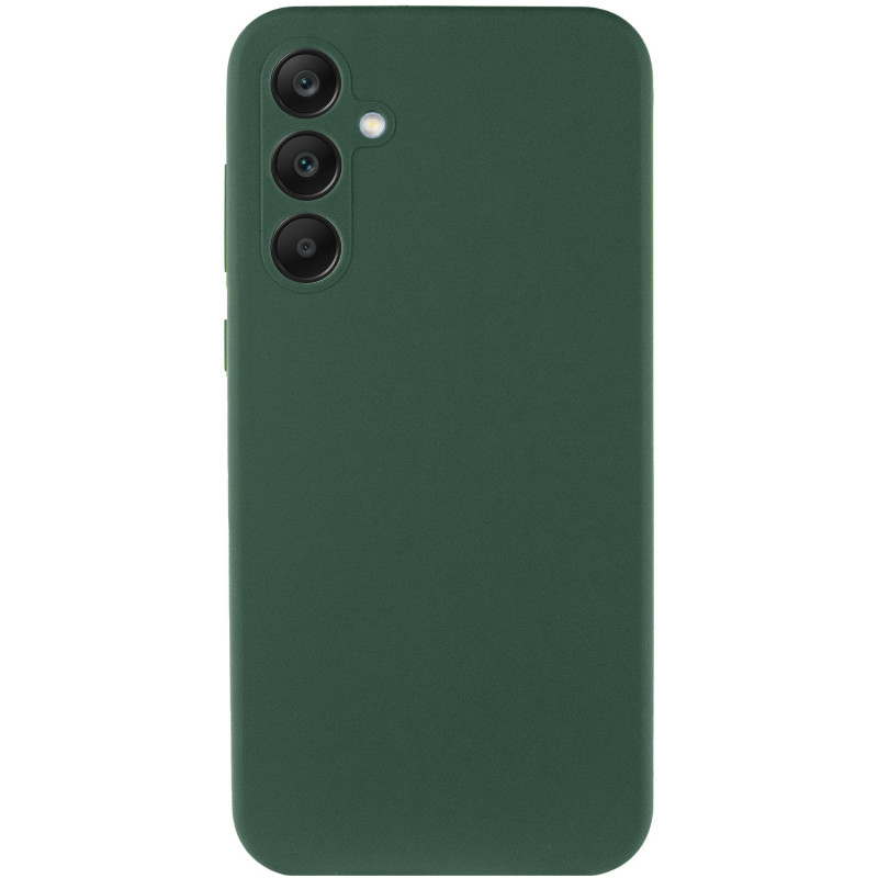 Чохол Silicone Cover Lakshmi Full Camera (AAA) для Samsung Galaxy A55 (Зелений / Cyprus Green)
