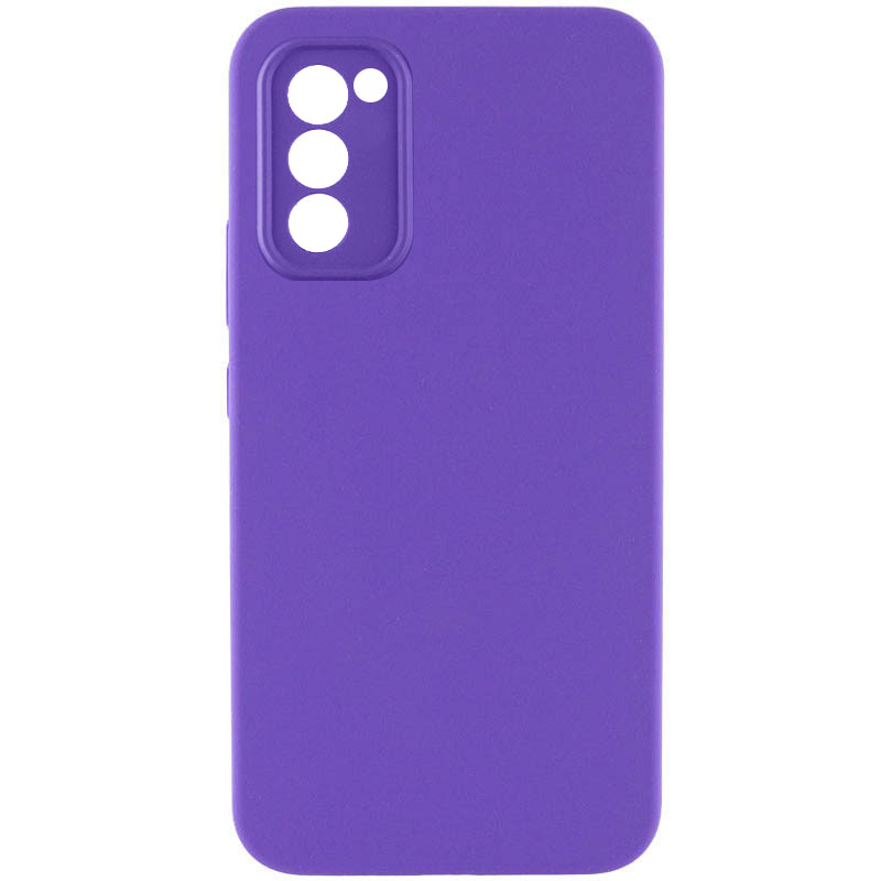 Чехол Silicone Cover Lakshmi Full Camera (AAA) для Samsung Galaxy S20 FE (Фиолетовый / Amethyst)