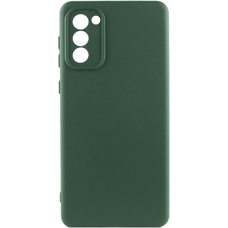 Чехол Silicone Cover Lakshmi Full Camera (AAA) для Samsung Galaxy S20 FE (Зеленый / Cyprus Green)
