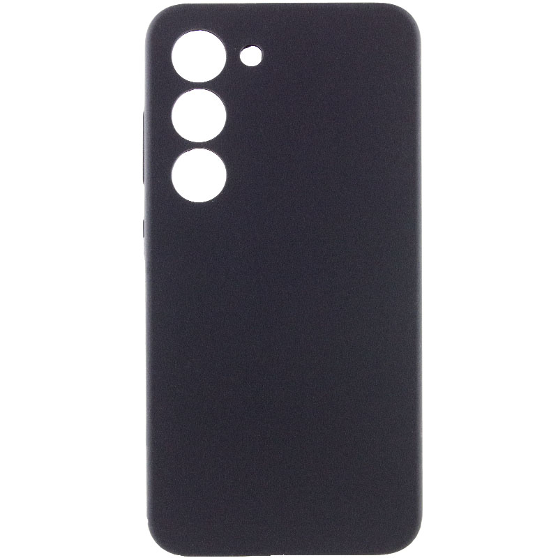 Чехол Silicone Cover Lakshmi Full Camera (AAA) для Samsung Galaxy S22 (Черный / Black)