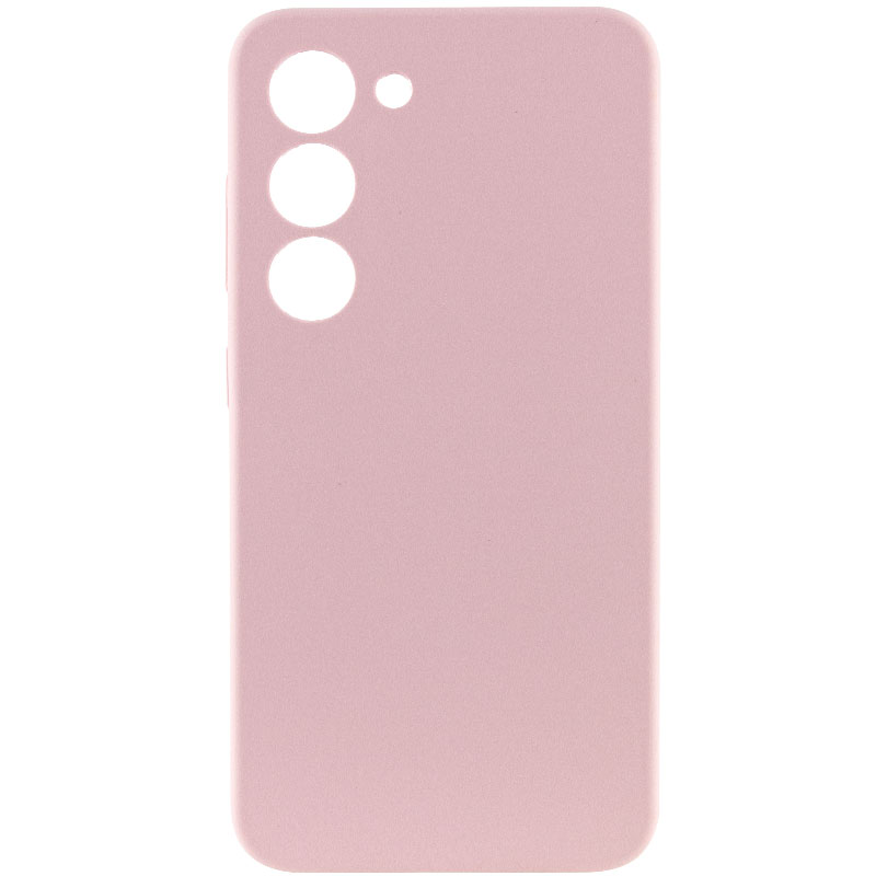 Чехол Silicone Cover Lakshmi Full Camera (AAA) для Samsung Galaxy S22 (Розовый / Pink Sand)