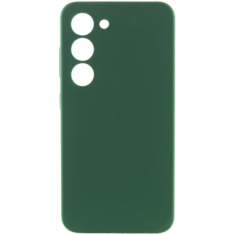 Чехол Silicone Cover Lakshmi Full Camera (AAA) для Samsung Galaxy S22 (Зеленый / Cyprus Green)