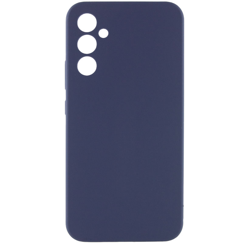 Чехол Silicone Cover Lakshmi Full Camera (AAA) для Samsung Galaxy S23 FE (Темно-синий / Midnight blue)