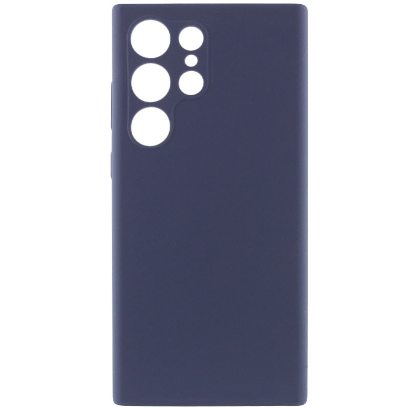 Чохол Silicone Cover Lakshmi Full Camera (AAA) для Samsung Galaxy S23 Ultra (Темно-синій / Midnight blue)