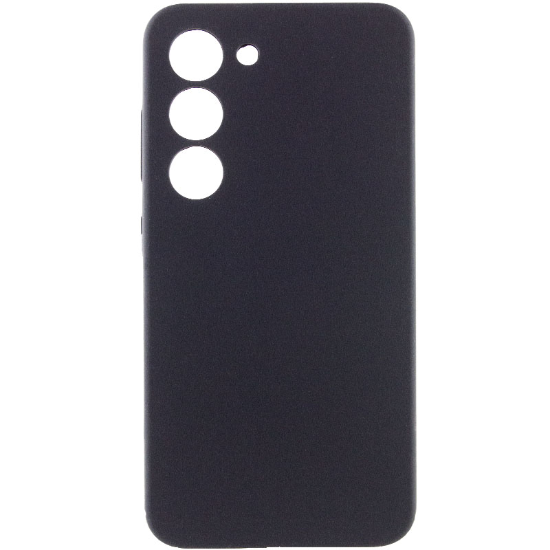 Чохол Silicone Cover Lakshmi Full Camera (AAA) для Samsung Galaxy S23 (Чорний / Black)
