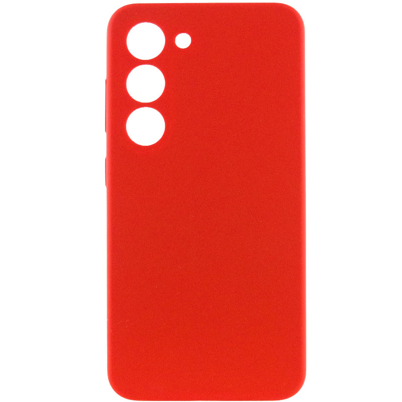 Чехол Silicone Cover Lakshmi Full Camera (AAA) для Samsung Galaxy S23 (Красный / Red)