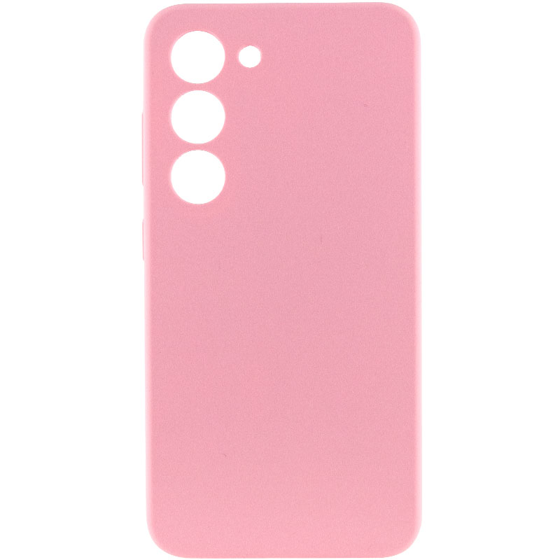 Чохол Silicone Cover Lakshmi Full Camera (AAA) для Samsung Galaxy S23+ (Рожевий / Light pink)