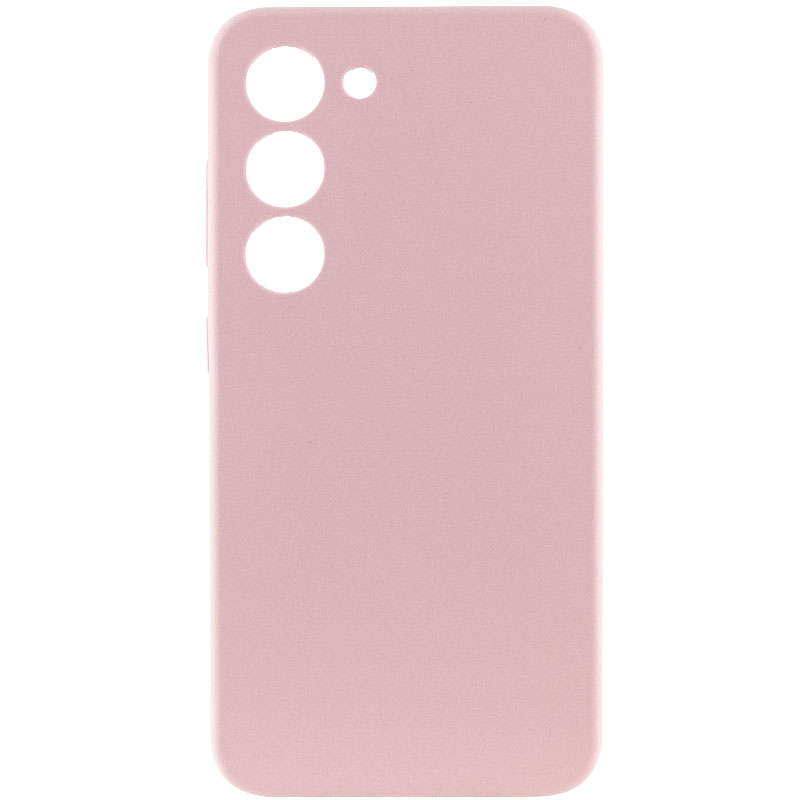Чохол Silicone Cover Lakshmi Full Camera (AAA) для Samsung Galaxy S23 (Рожевий / Pink Sand)