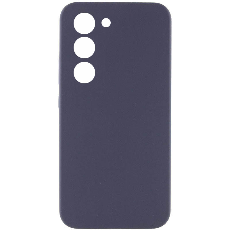 Чехол Silicone Cover Lakshmi Full Camera (AAA) для Samsung Galaxy S23 (Серый / Dark Gray)