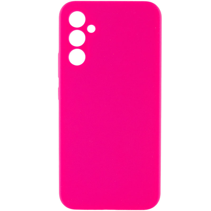 Чохол Silicone Cover Lakshmi Full Camera (AAA) для Samsung Galaxy S24 FE (Рожевий / Barbie pink)